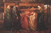 Dante Gabriel Rossetti Dante's Dream at the Time of the Death of Beatrice oil painting picture wholesale